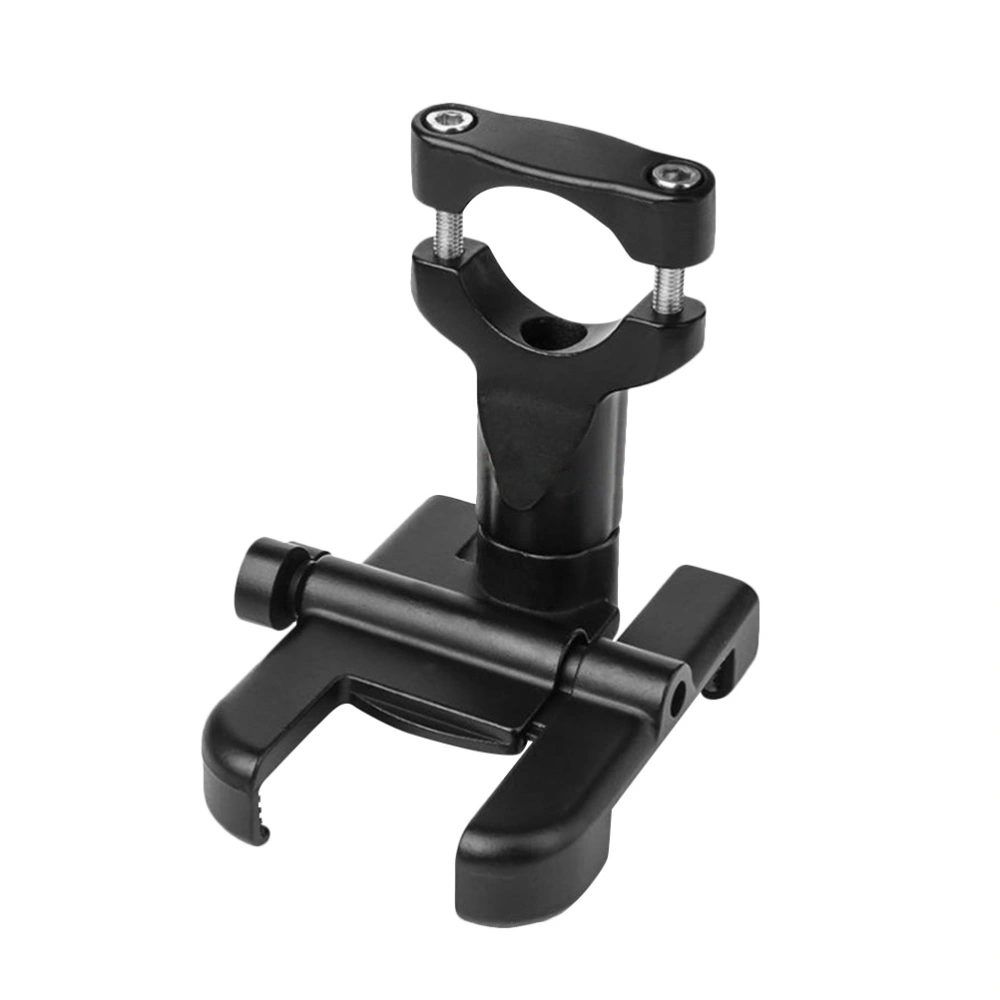 1Pc Bike Motorcycle Handlebar Phone Mount Adjustable Phone Holder (Black)