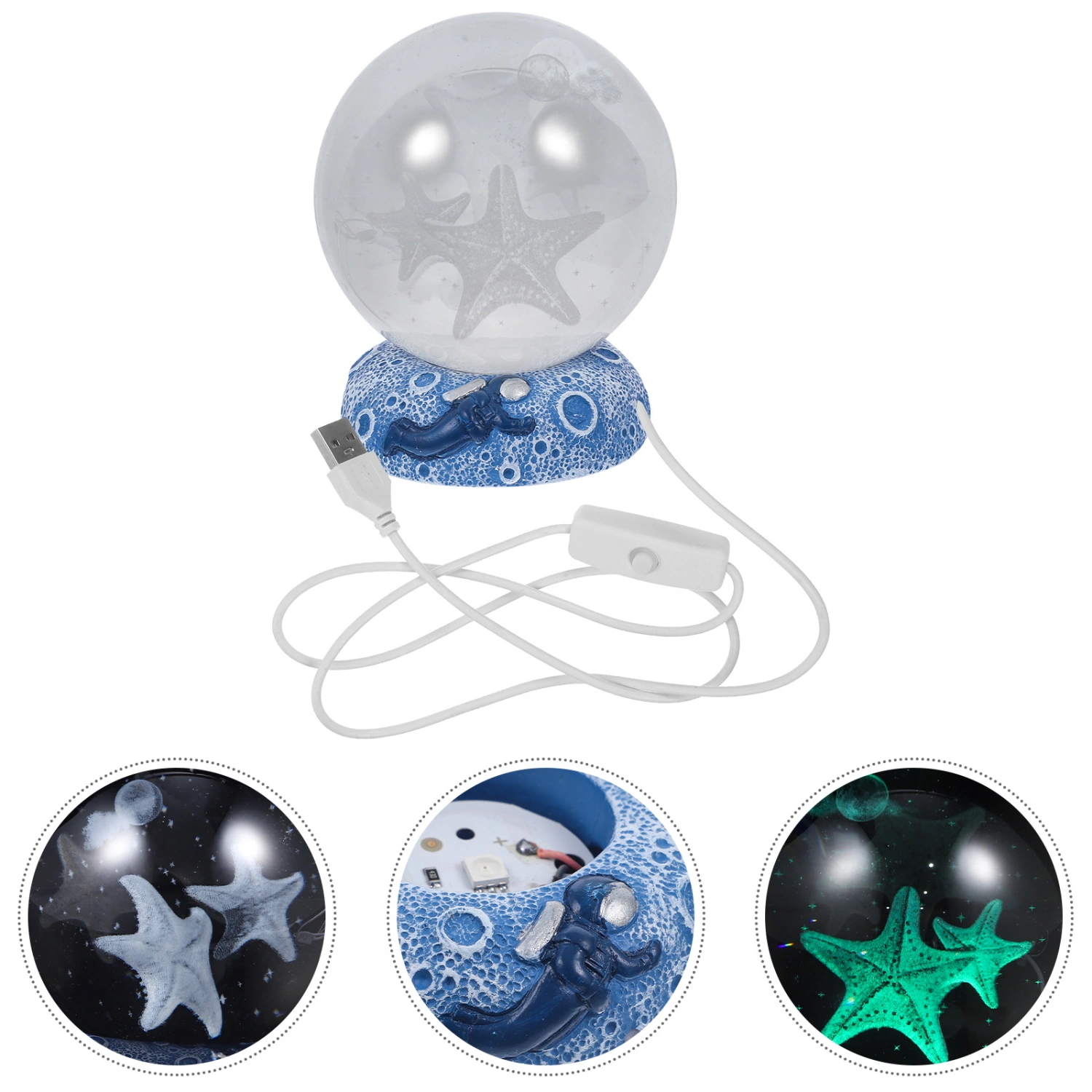 Crystal Ball Lamp Crystal Night Light Led Small Night Light Table Decoration