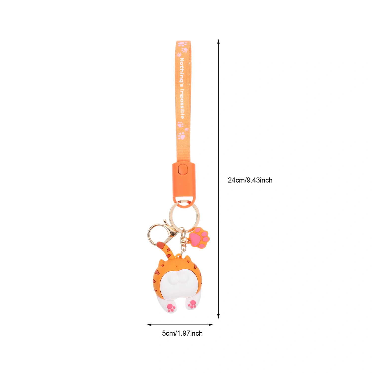 2pcs Key Chain Charging Cables Decoration Pendant Flexible Charging Mobile Phone Charging Cords
