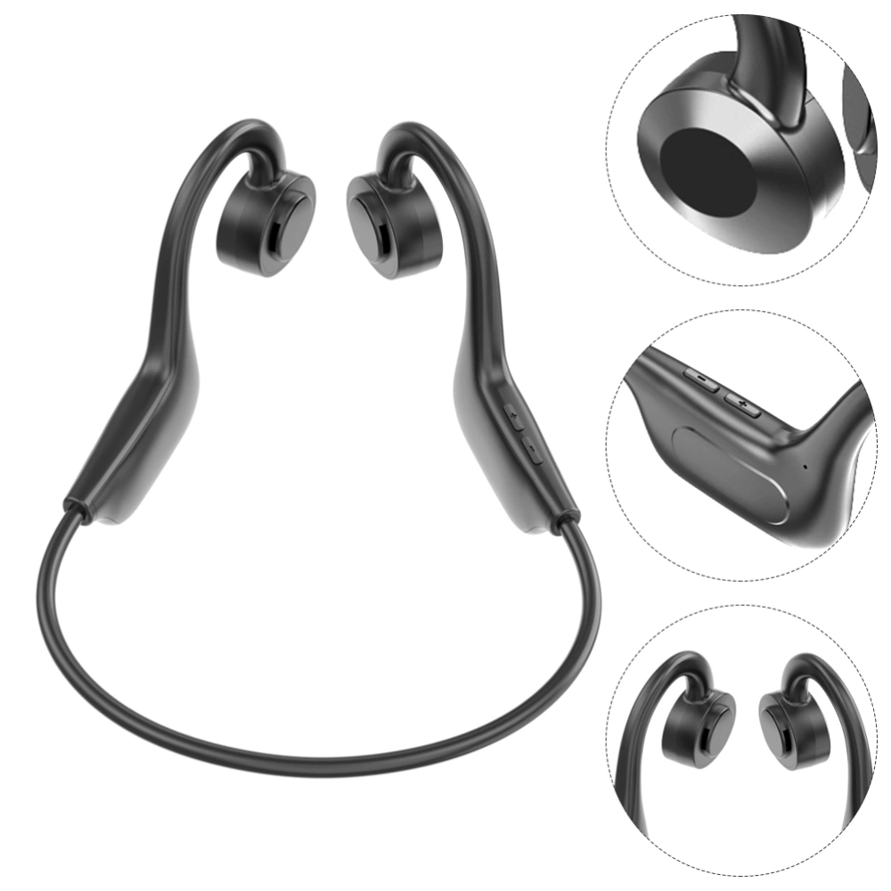 Wireless Bone Conduction Headphone Cordless Open Ear Headset 5.1 Exercise Earbud