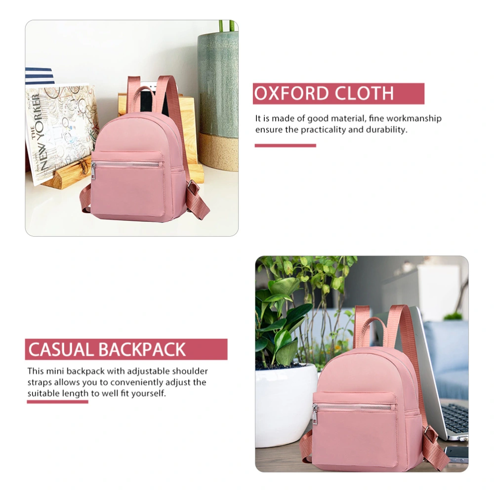 Mini Travel Backpack Dual-use Oxford Cloth Single Shoulder Bag for Girls