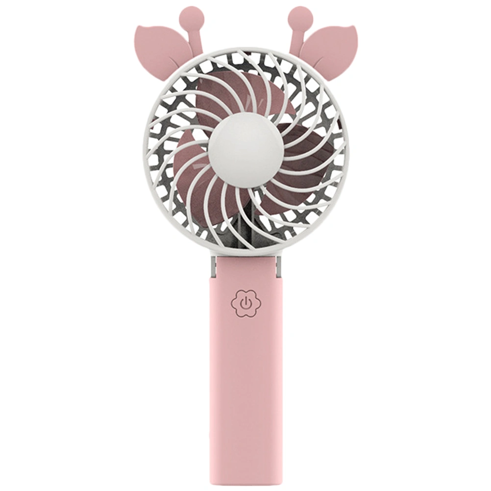 1Pc USB Office Handheld Fan Portable Fan Versatile Fan Rechargeable Handheld Fan for Dorm Office Home (Color Mixing)