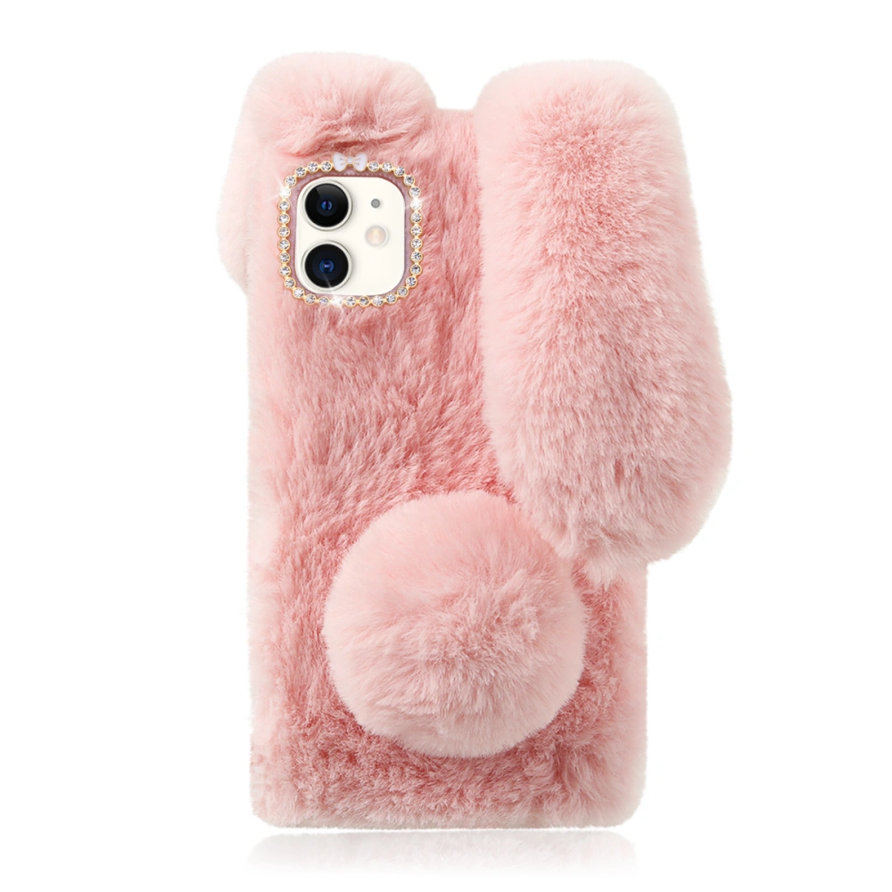 Phone Shell Compatible With iPhone 12 mini 5.4 Winter Warm Cover Plush Case