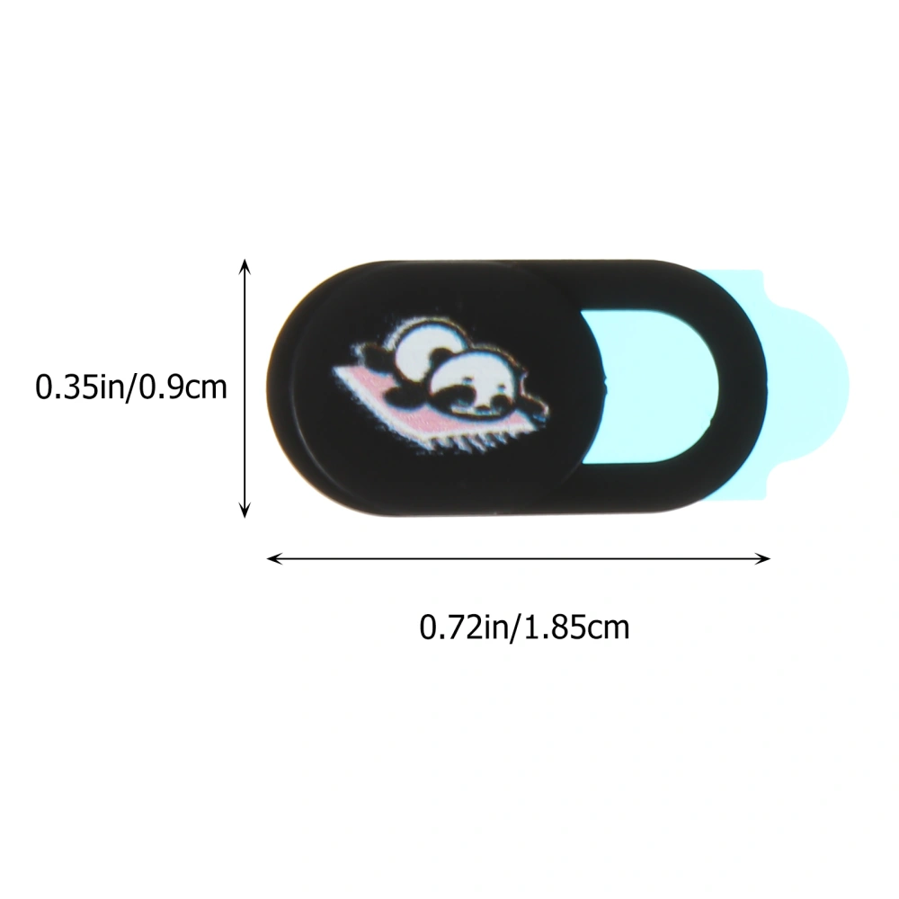 3pcs Camera Cover Slide Panda Pattern Privacy Protection Webcam Cover Slide