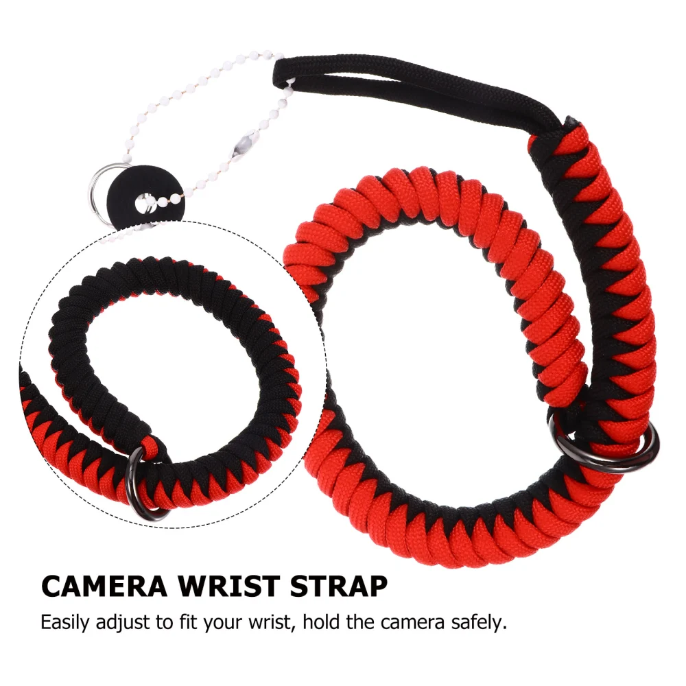 1pc Weave Camera Wristband Hand Strap SLR Wrist Strap Camera Protective Rope