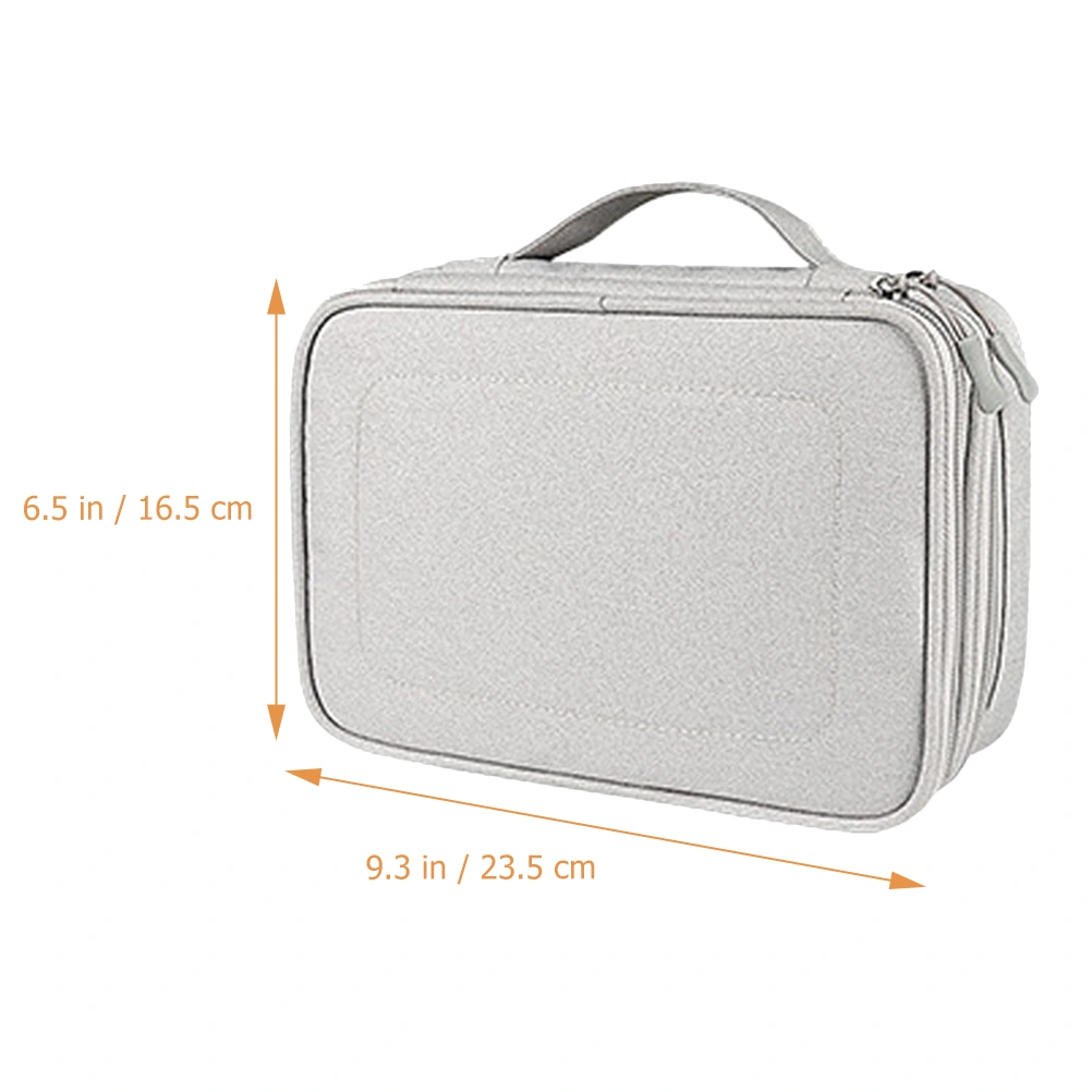 Travel Electronic Organizer Case Multi-functional Power Bank Chargers Cable Storage Pouch