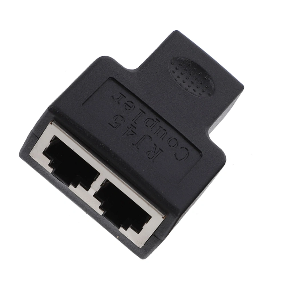 Plastic Ethernet Splitter Cable Adapter RJ45 Ethernet Cable Splitter Adapter