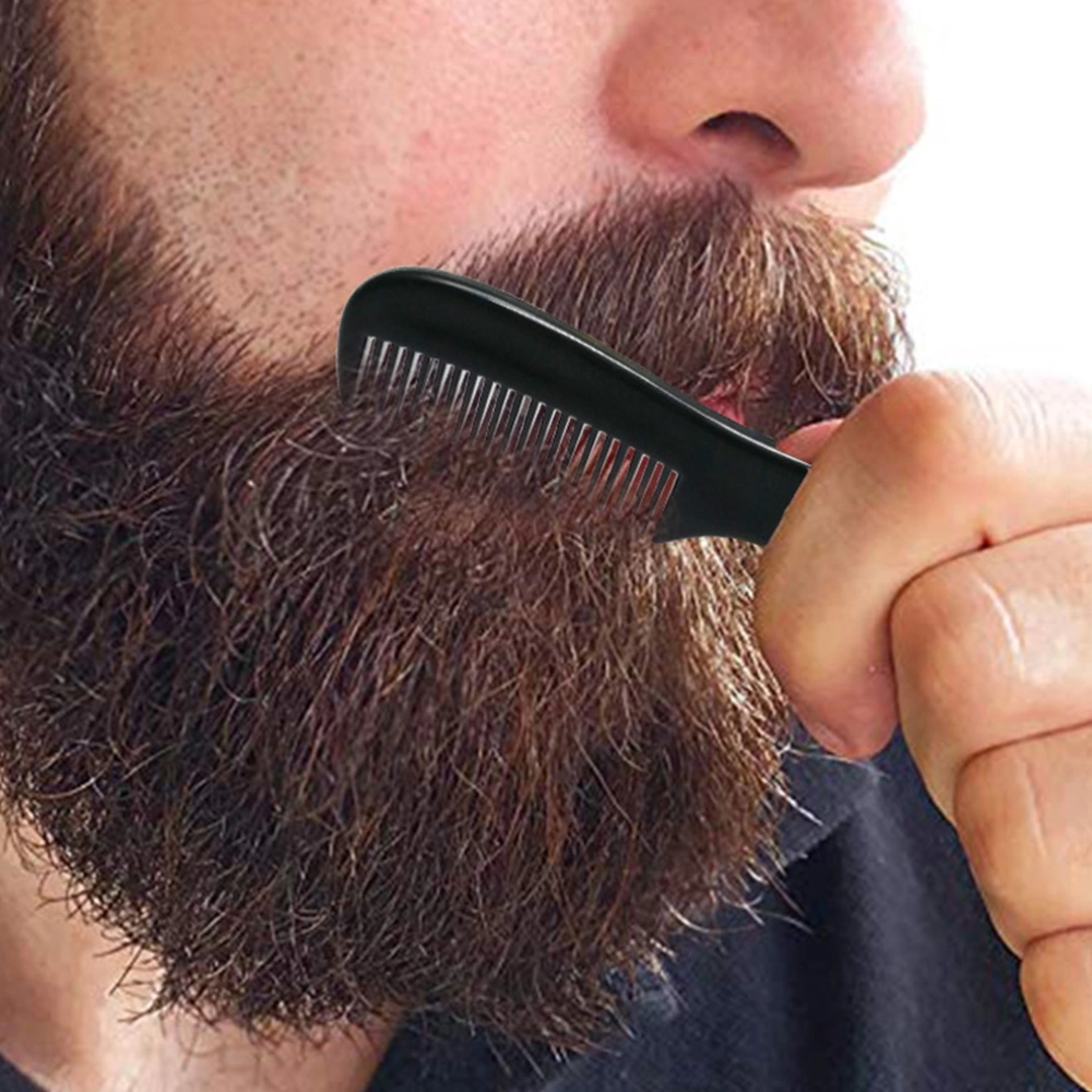 10pcs Beard Comb Hair Comb Pocket Sized Comb Mens Mustache Comb Styling Comb