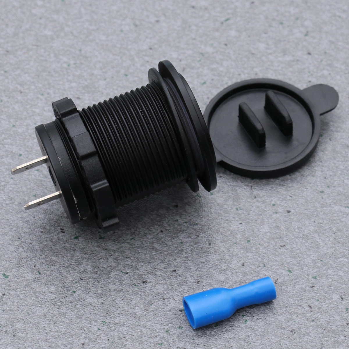 Universal Dual USB Car Phone Charger Charging Modification Accessories(Blue Aperture)
