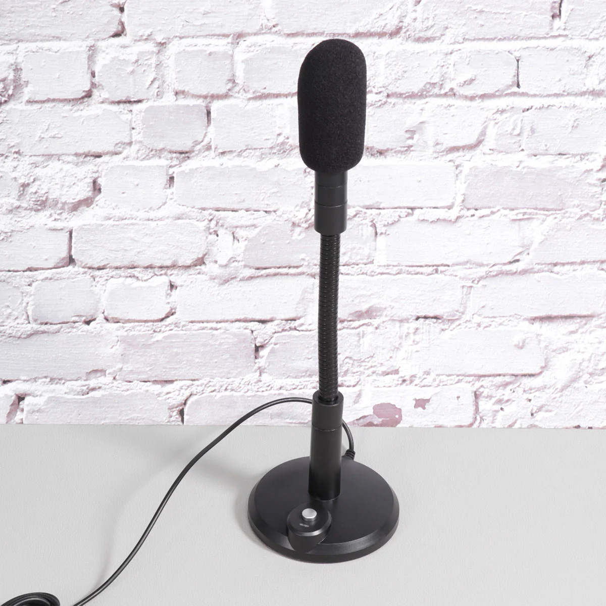 1 Set of Home Studio USB Condenser Microphone Mic Wired Condenser Sound Podcast Studio Microphone (Black)