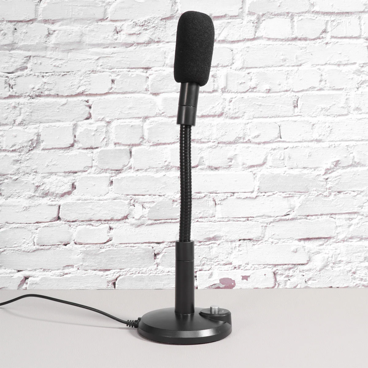 1 Set of Home Studio USB Condenser Microphone Mic Wired Condenser Sound Podcast Studio Microphone (Black)