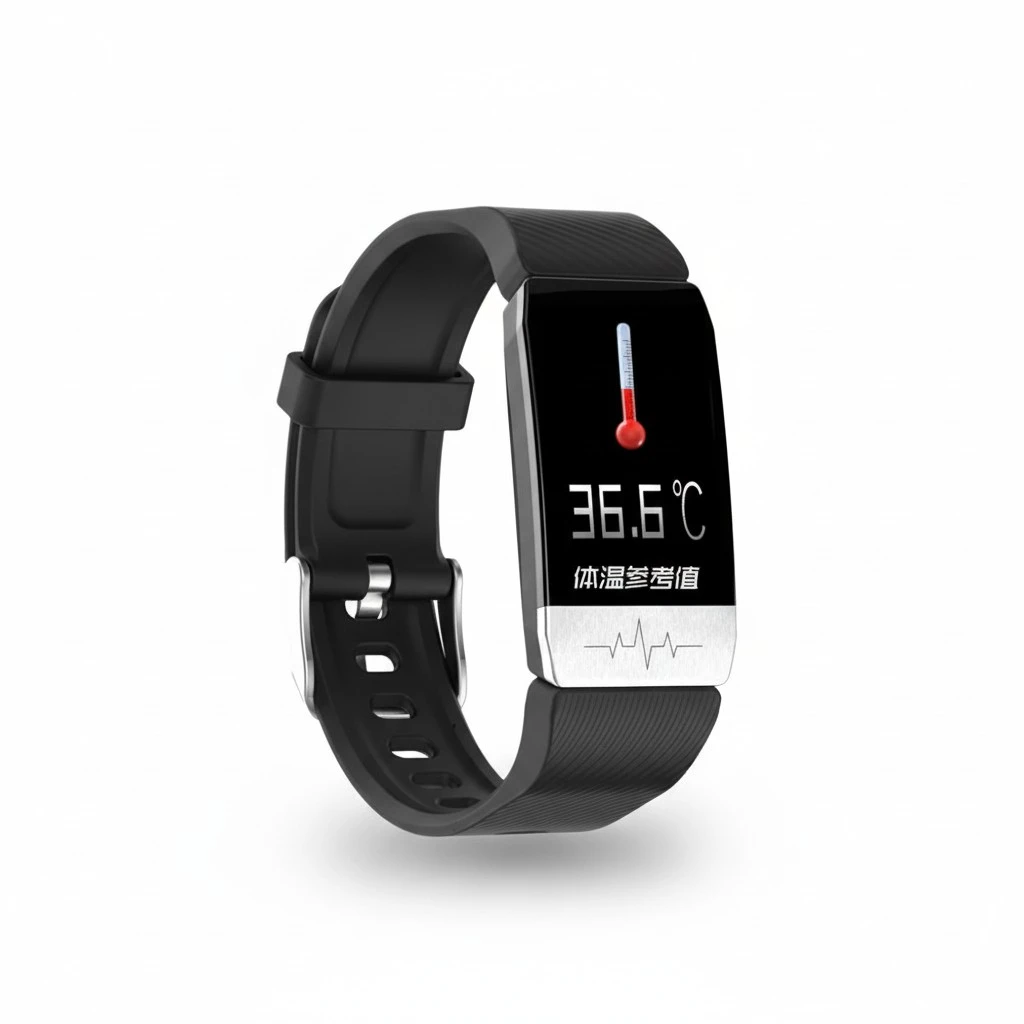 Smart Wristband Practical Blood Pressure Wristband Heart Rate Activity Fitness Smart Bracelet (Black)