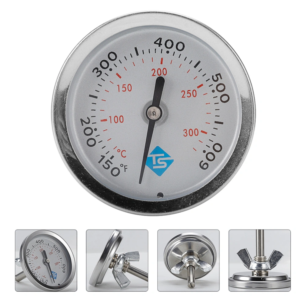 Durable Bimetal Thermometer Stainless Steel Oven Cooking Dial Thermometer