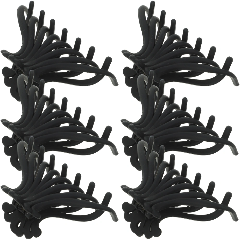 6pcs Hair Claw Clips Women Hair Jaw Clips Large Hair Clamps Hair Accessories for Makeup Exercise