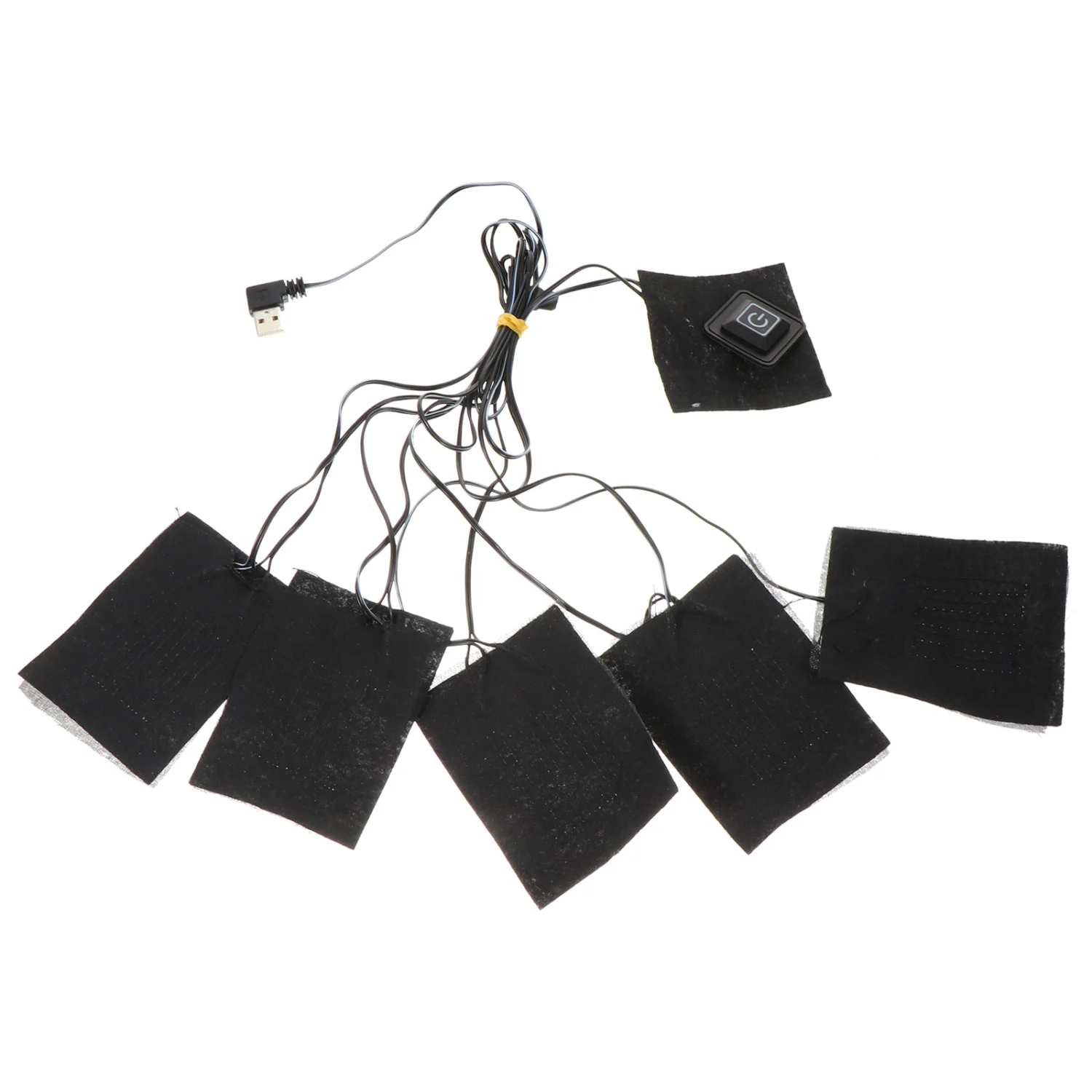 1 Pc Electric Heated Mat Portable Carbon Fiber Heating Pad for Clothing