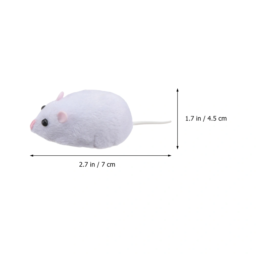 1Set Emulation Mouse Model Funny Electric Toy Chic Trick Plaything White Grey