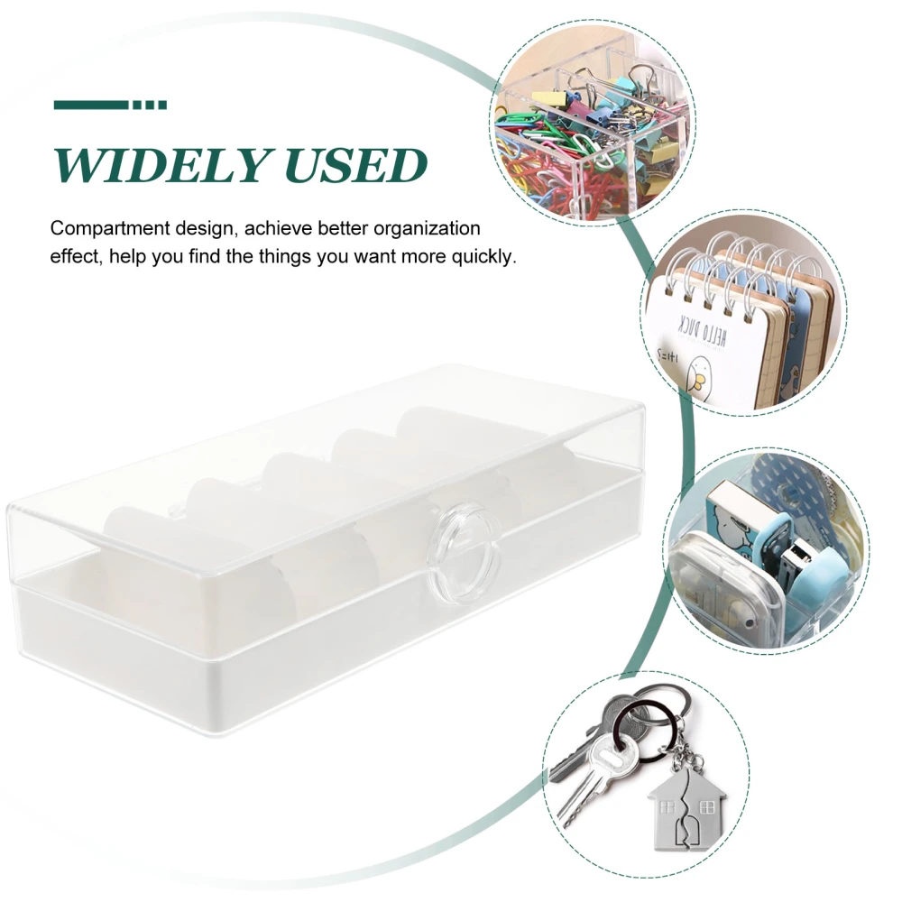 Cable Management Box Plastic Cord Storage Organizer Compartment Earphone Box