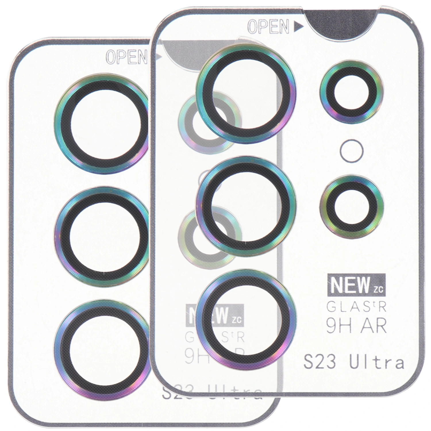 2 Set of Phone Camera Lens Protector Ultra Clear Lens Protector Compatible with Galaxy S23 Ultra