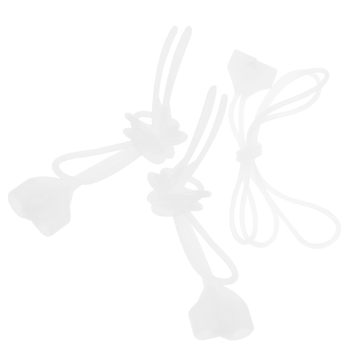 3pcs Earphone Anti-lost Strap Wireless Headset Lanyard Protective Line Earphone Rope Compatible for Airpods (Transparent)
