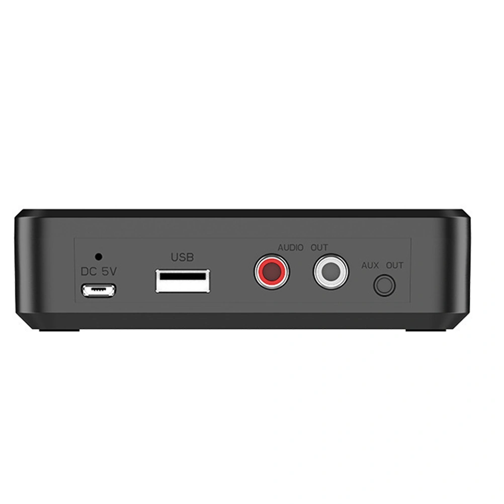 Wireless Audio Adapter 3.5mm Desktop Music Receiver Stereo Car Speaker Audio Receiver (Black)
