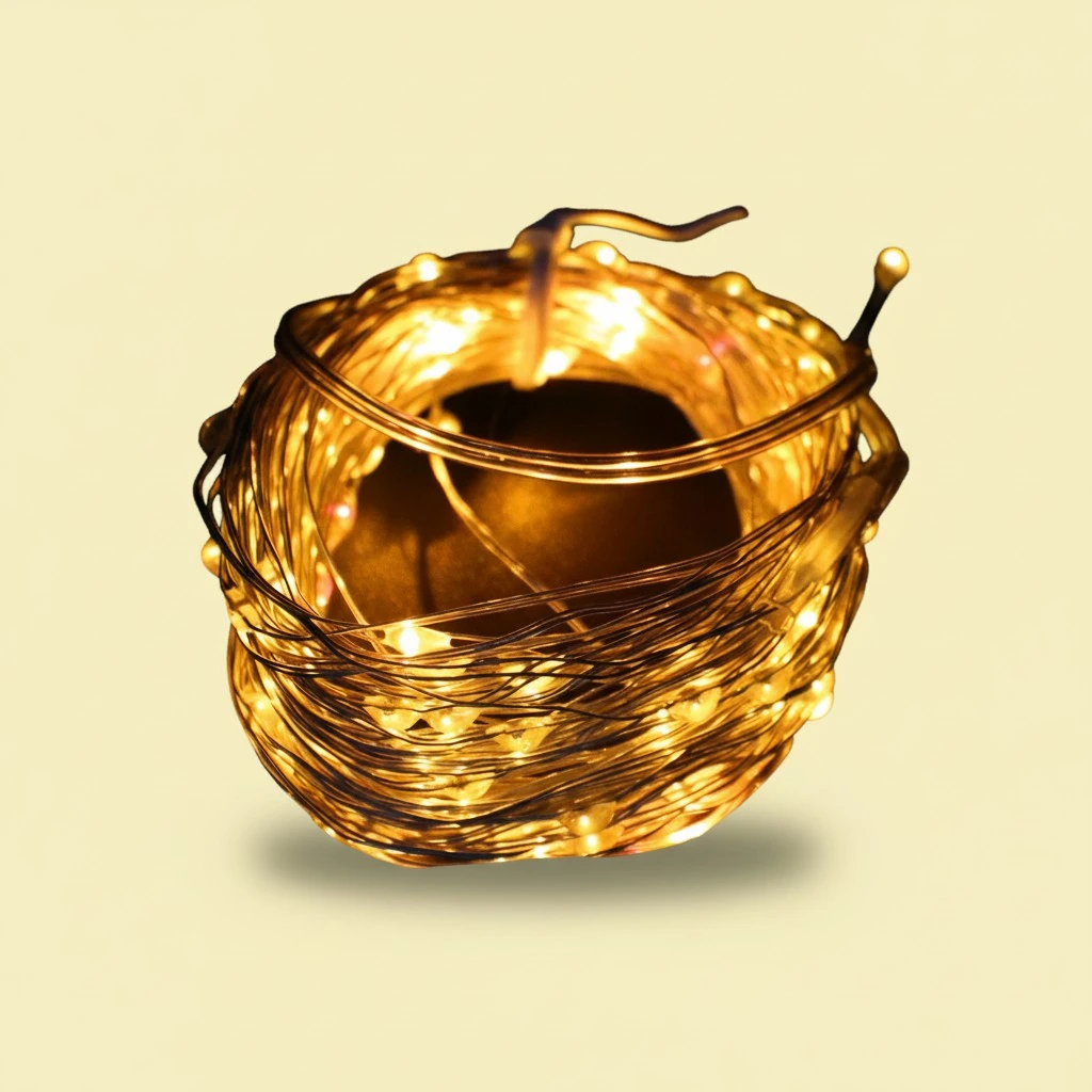 10M LED String Lights Waterproof Light String Copper Wire usb Powered Rope lights for Garden Patio Home Lighting Decoration (Warm White Light)
