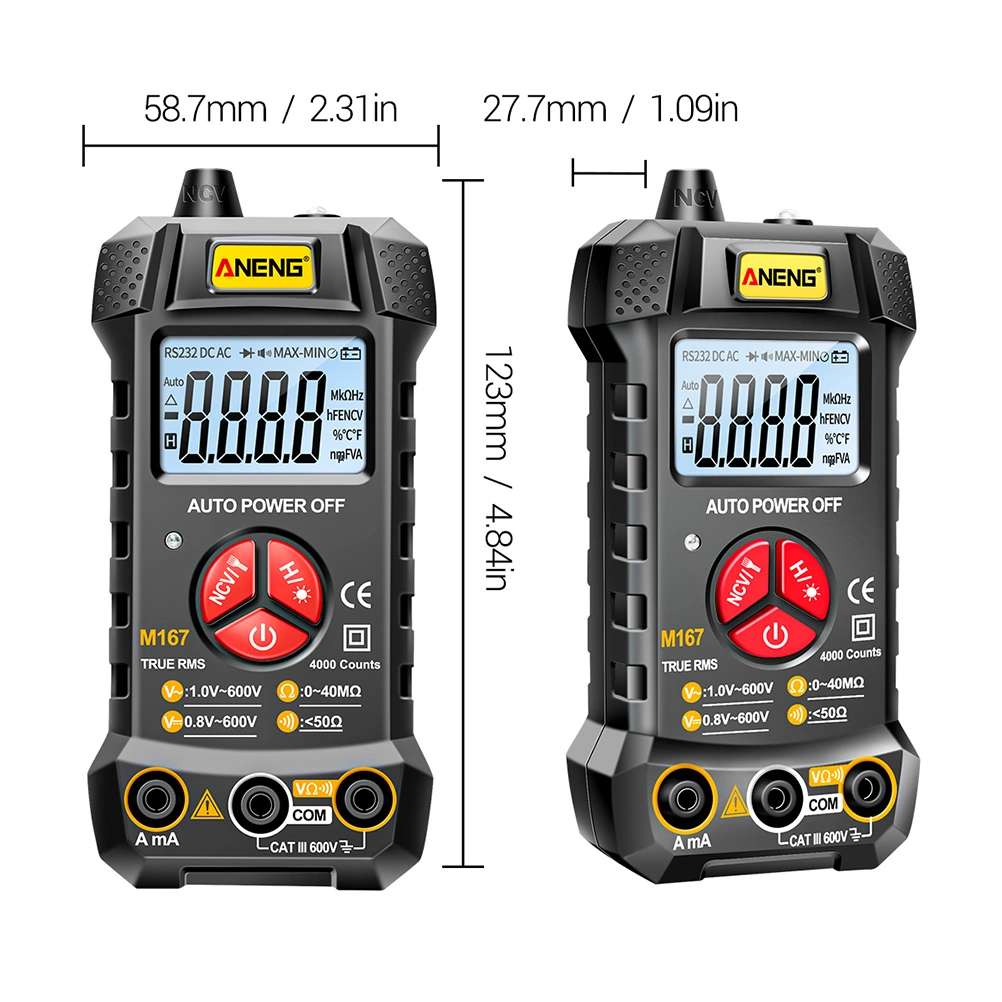 1 Set Testing Multimeter Automatic Digital Multimeter Electrical Testing Tool