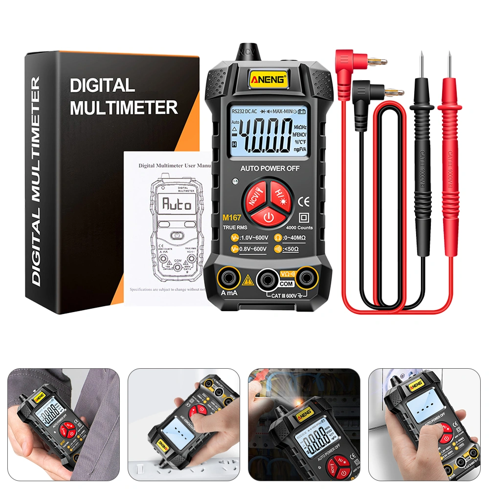 1 Set Testing Multimeter Automatic Digital Multimeter Electrical Testing Tool