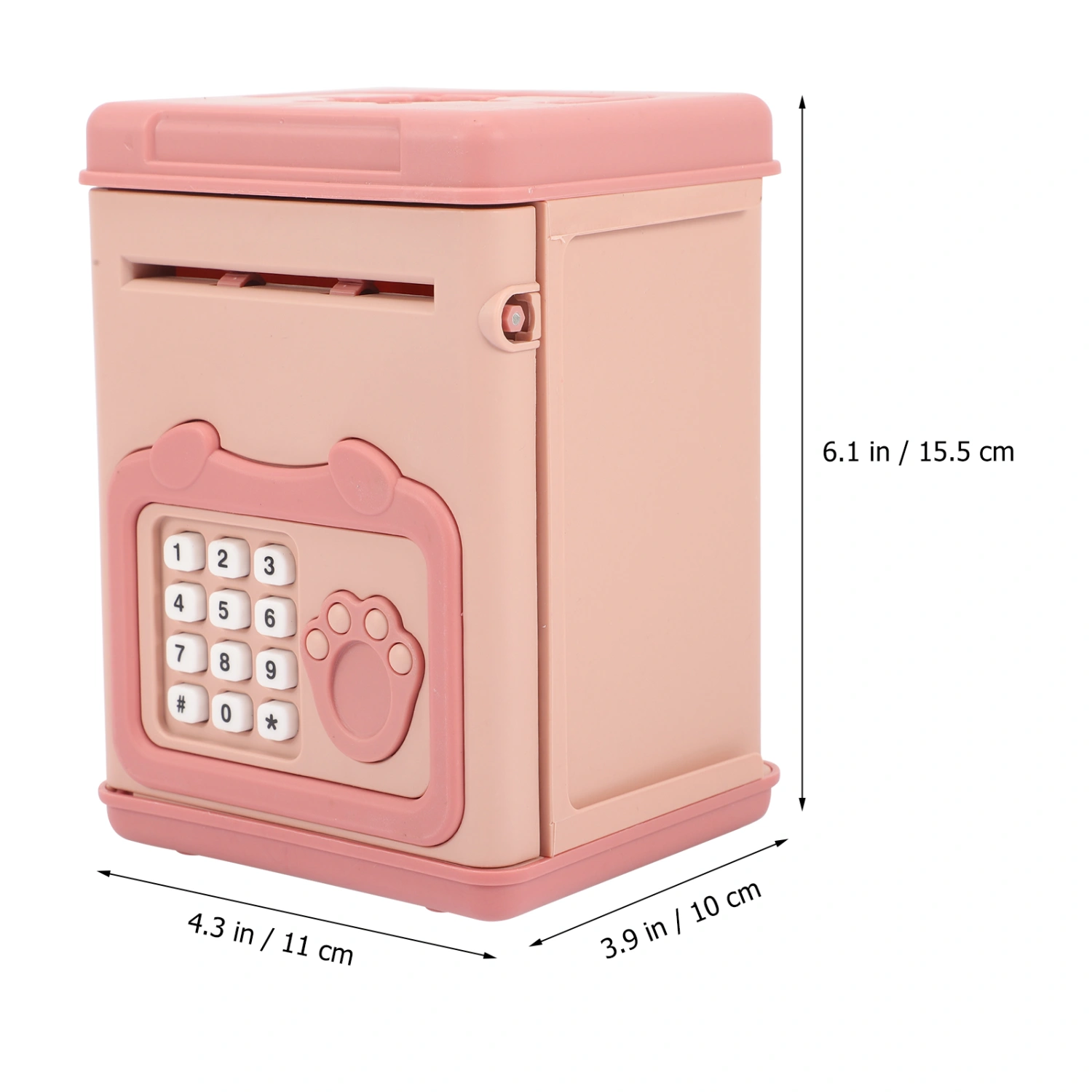 Piggy Bank Simulated Fingerprint Portable Piggy Bank Handheld Saving Box Toy