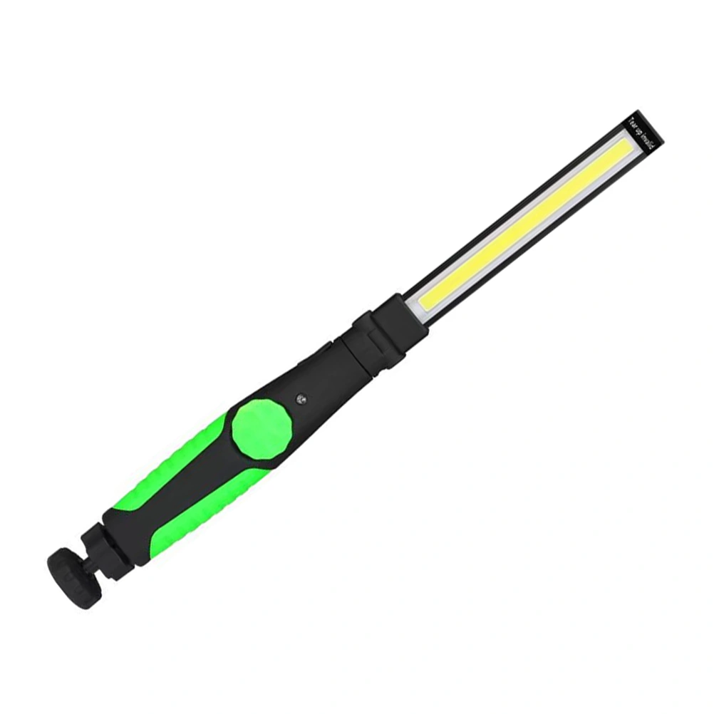 Multifunction COB LED Rechargeable Magnetic Work Light Rotatable Car Inspection Repair Flashlight Torch (Green)
