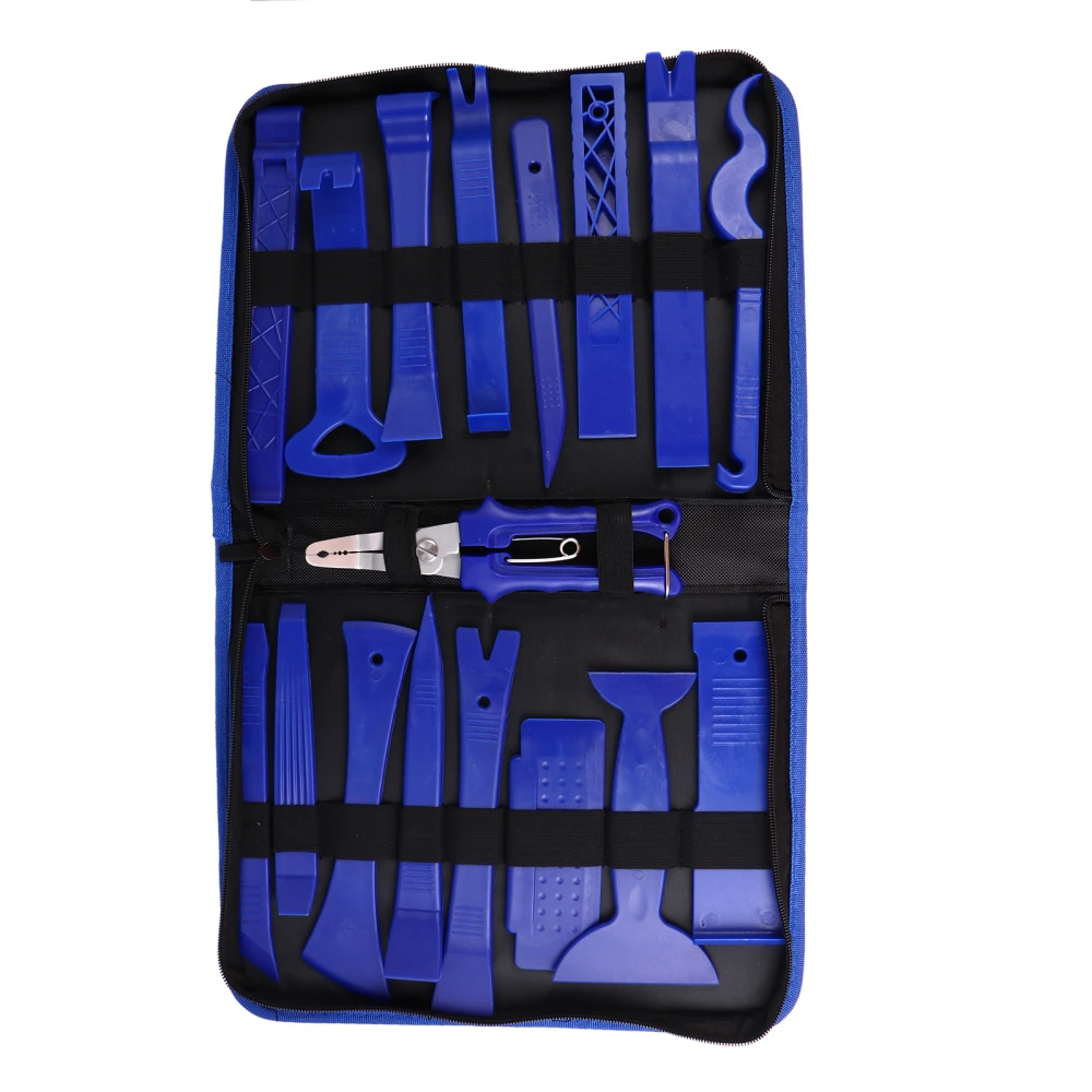 17 Pcs Auto Trim Removal Tool Kit Radio Removal Installer Pry Tool Kit Accessory