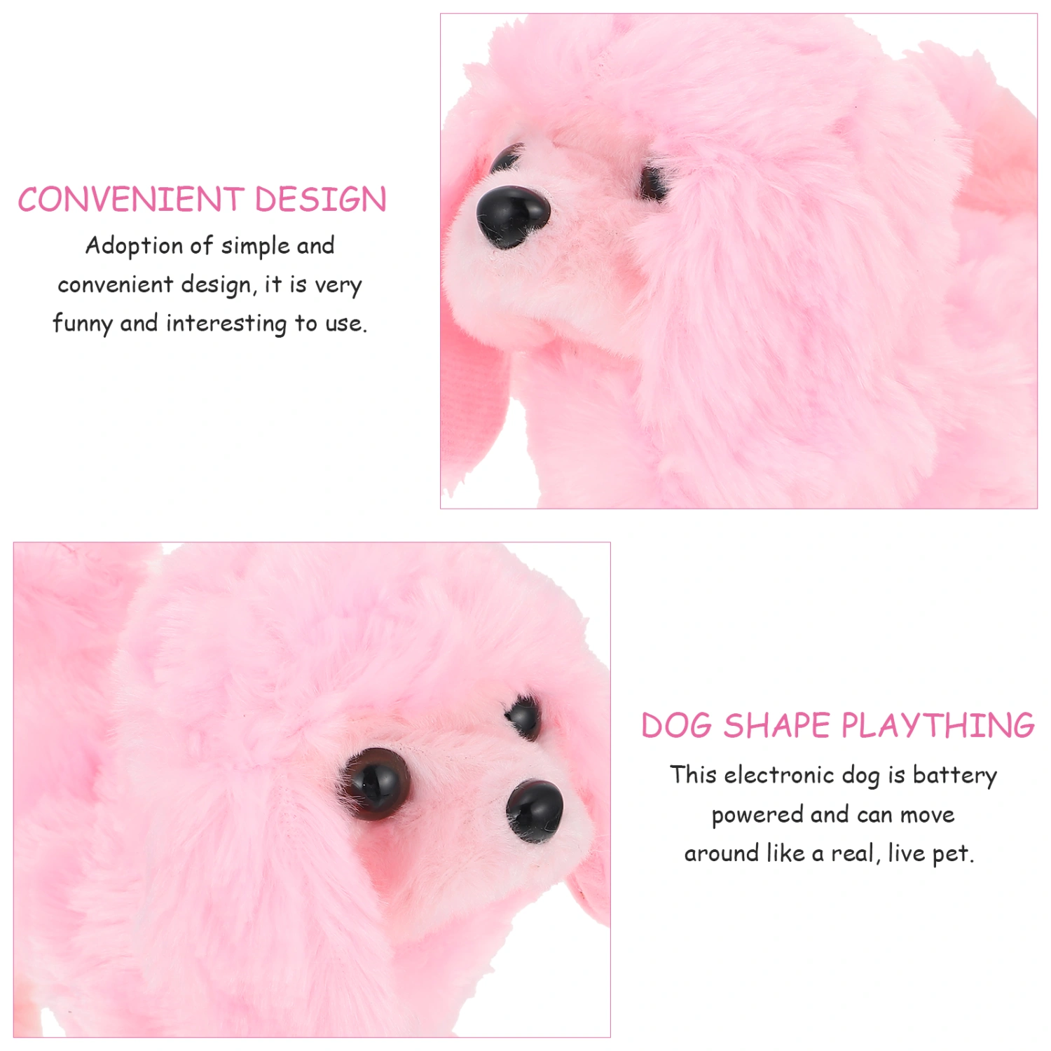 Children Simulation Dog Shaped Design Toy Funny Electric Dog Toy No Battery