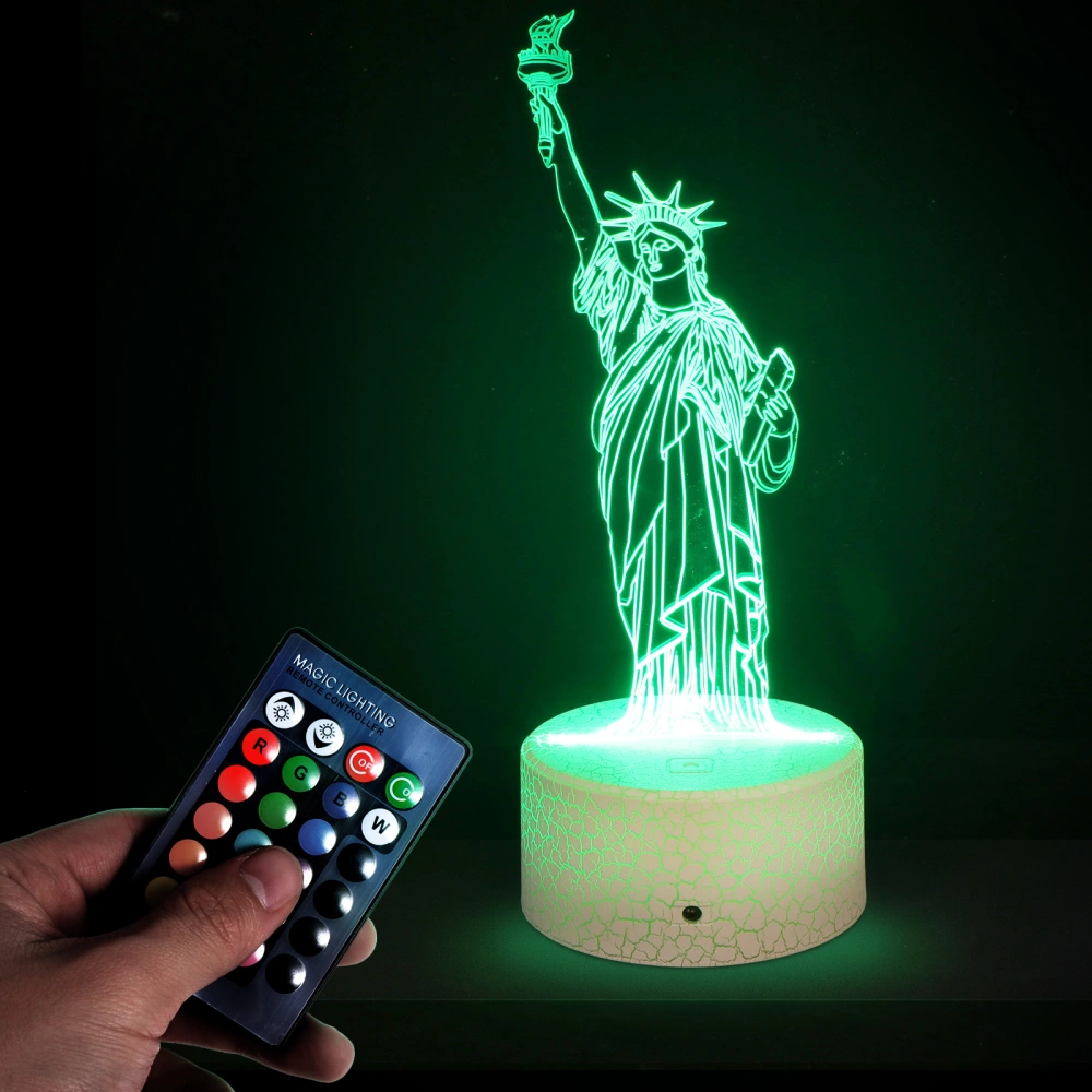 1Set Statue of Liberty LED Light Creative Indoor Night Light USB Charging Light