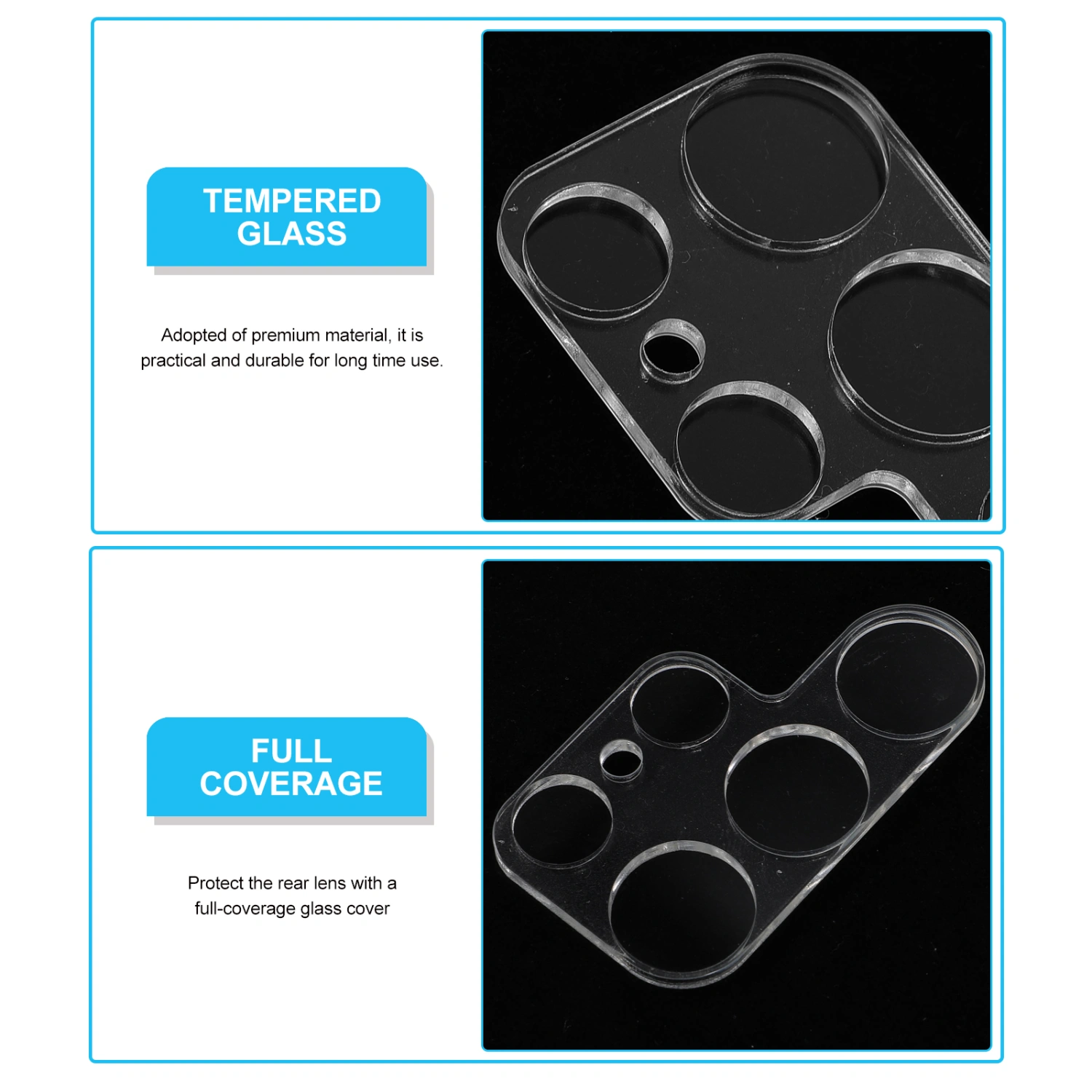 3pcs Lens Protector Compatible for S22 Ultra/S22+/S22 Tempered Glass Camera Film