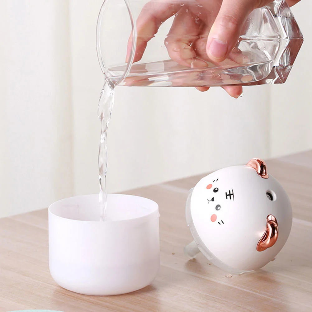 1 Set of Mini Humidifier Cartoon Tiger Humidifier Office Mini Humidifier