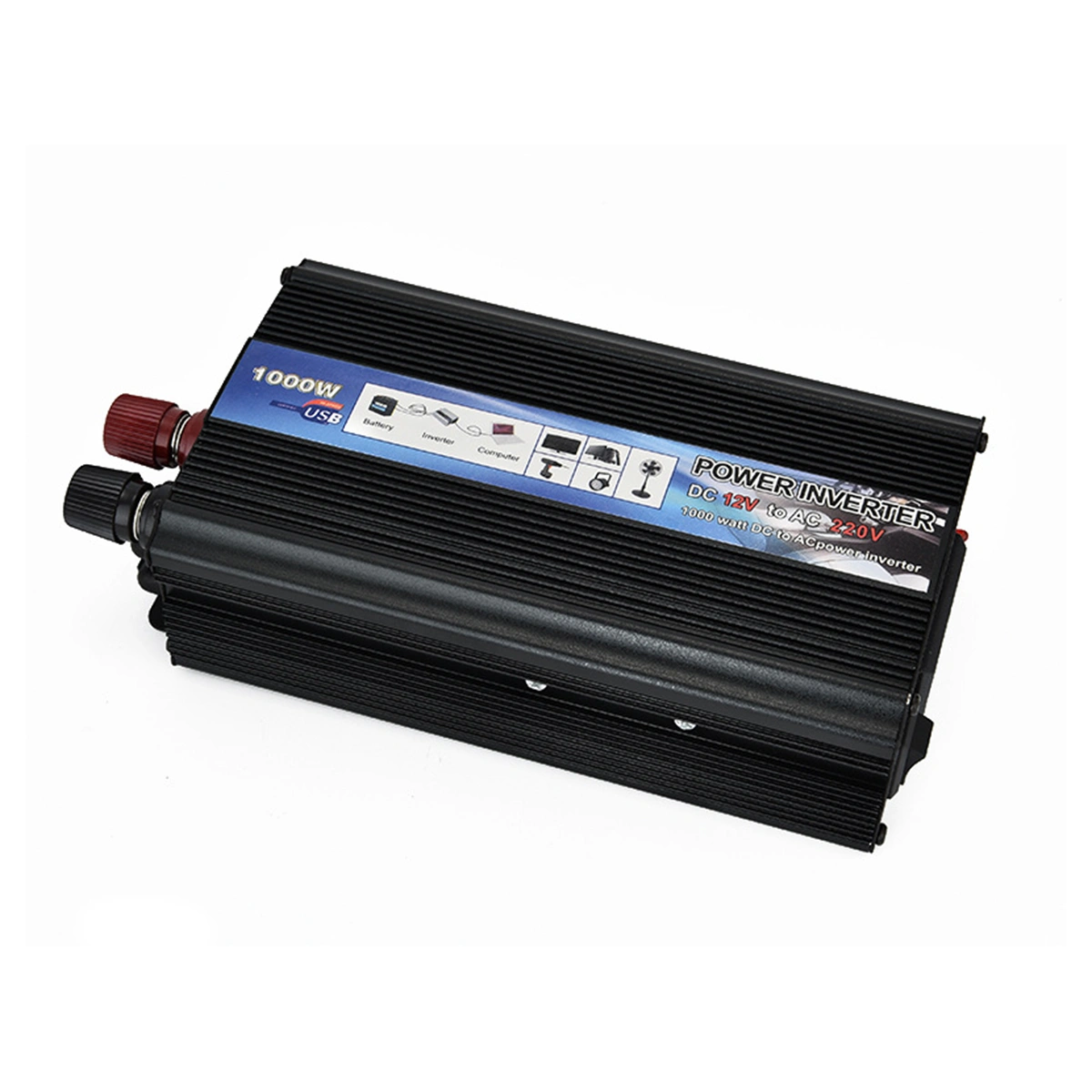 Auto Car Power Inverter DC 12V to AC 220V Converter 1000W Vehicle Accessory