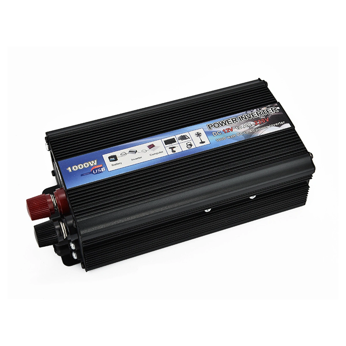 Auto Car Power Inverter DC 12V to AC 220V Converter 1000W Vehicle Accessory