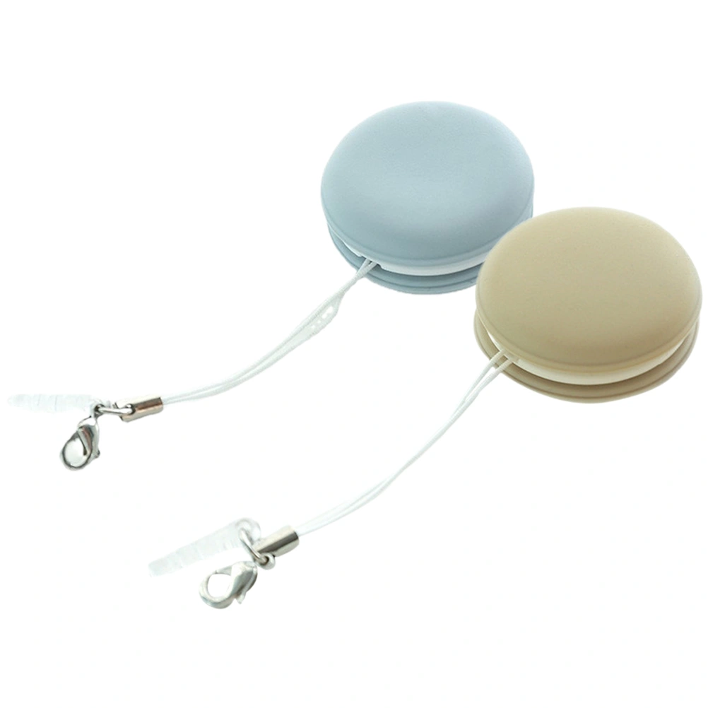2pcs Glasses Cleaner Macaron Shape Electronic Wipe Phone Glasses Cleaning Cloth