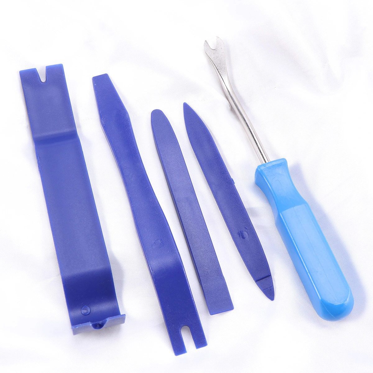 5PCS Blue Auto Car Audio Door Dash Trim Panel Install and Removal Pry Tools with Box