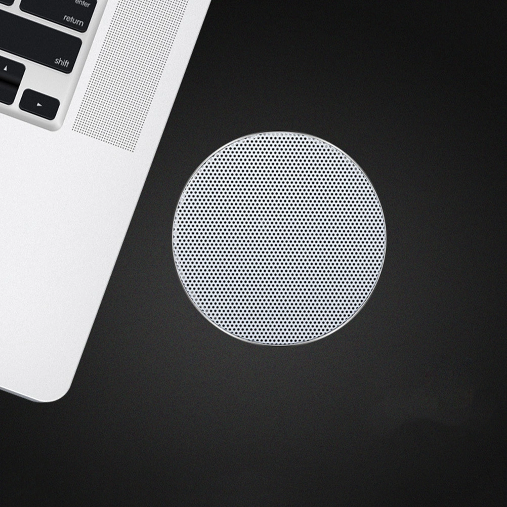 Aluminum Alloy WirelessSpeakersOutdoor portable Mini Metal Speaker with LED Lights Support TF FM Radio (Blue)