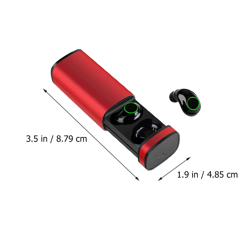 1 Set Wireless Headphone Smart Touch Control Headphone In-Ear Earbuds for Running
