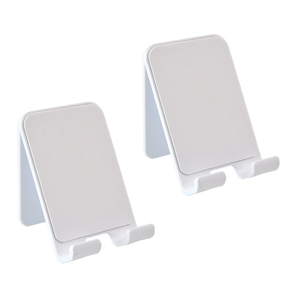 2pcs Wall Mount Phone Holder Adhesive Cell Phone Charging Stand Smartphone Holder