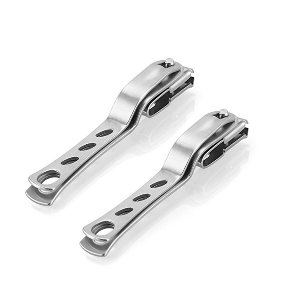 2Pcs Nail Clipper with 360-Degree Rotating Head Large Nail Cutters for Thick Nails