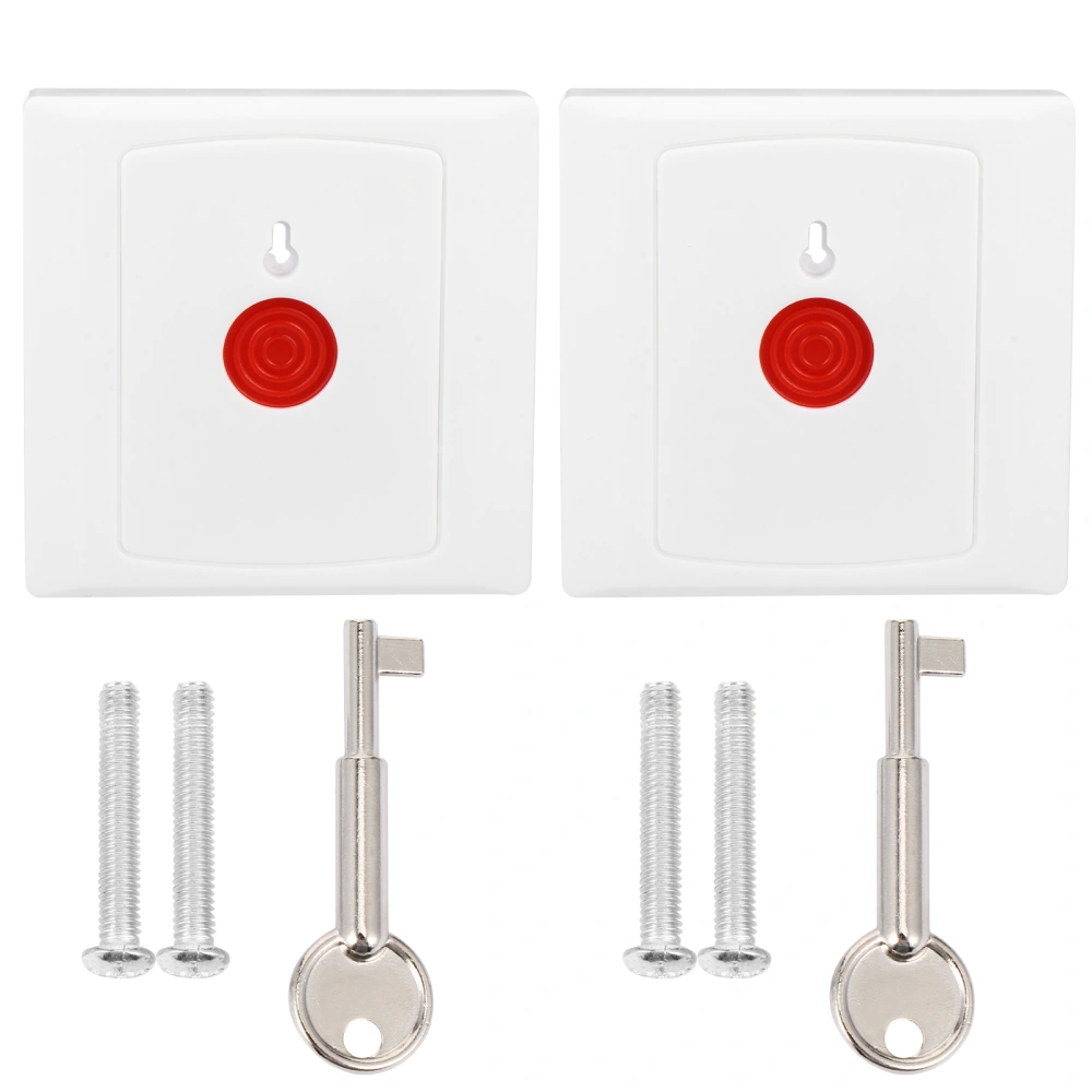 2pcs Emergency Button Switch Manual Alarm Button Fire Emergency Button