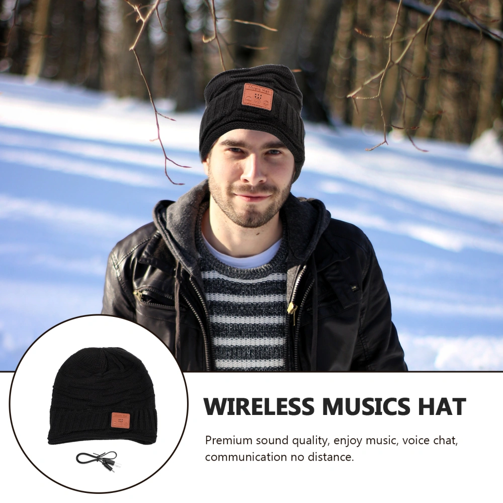 Creative Hat Winter Warm Hat Wireless Earphone Hat Winter Warm Keeping Hat