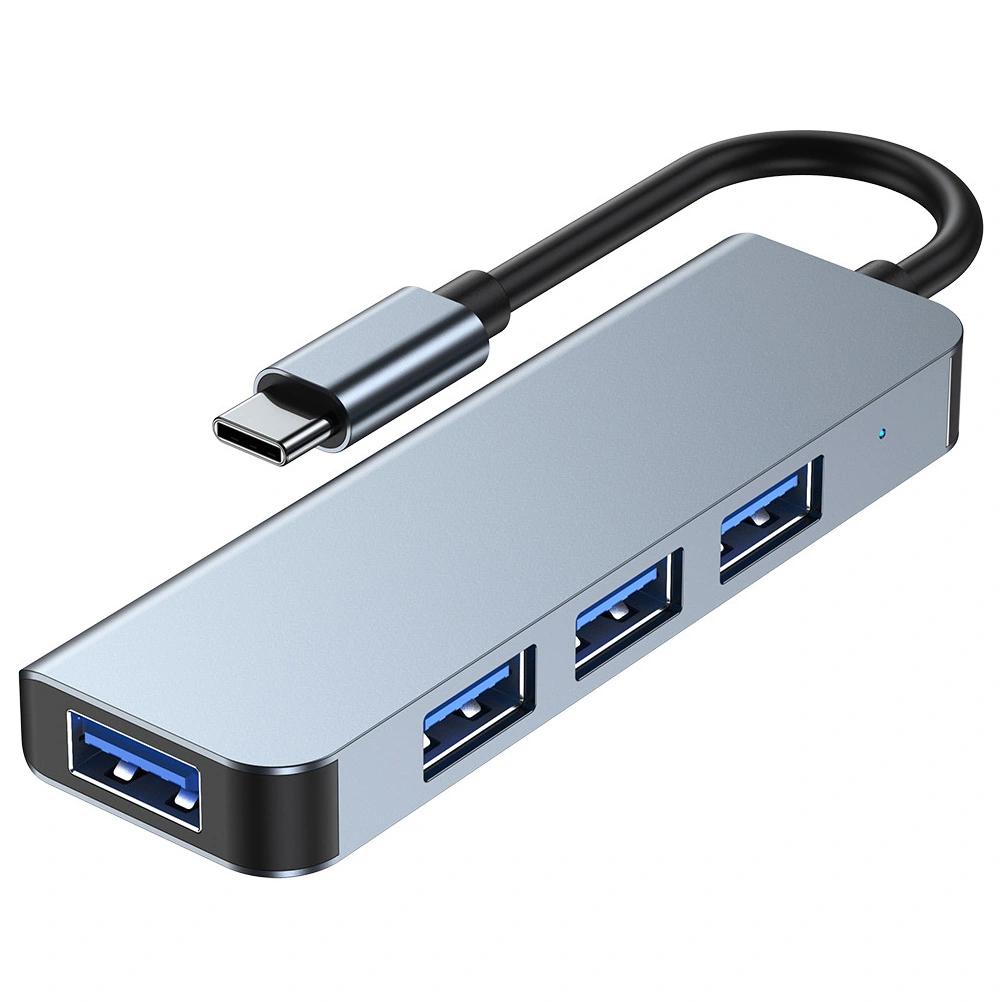 USB Hub 4 Ports USB 3.1 Type-C to USB 3.0 Hub Transfer Adapter Accessory