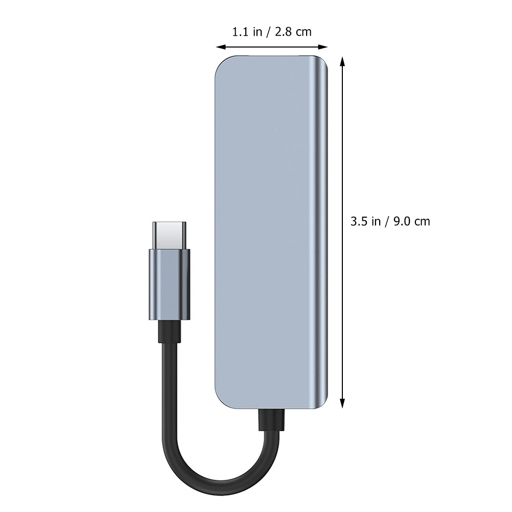 USB Hub 4 Ports USB 3.1 Type-C to USB 3.0 Hub Transfer Adapter Accessory