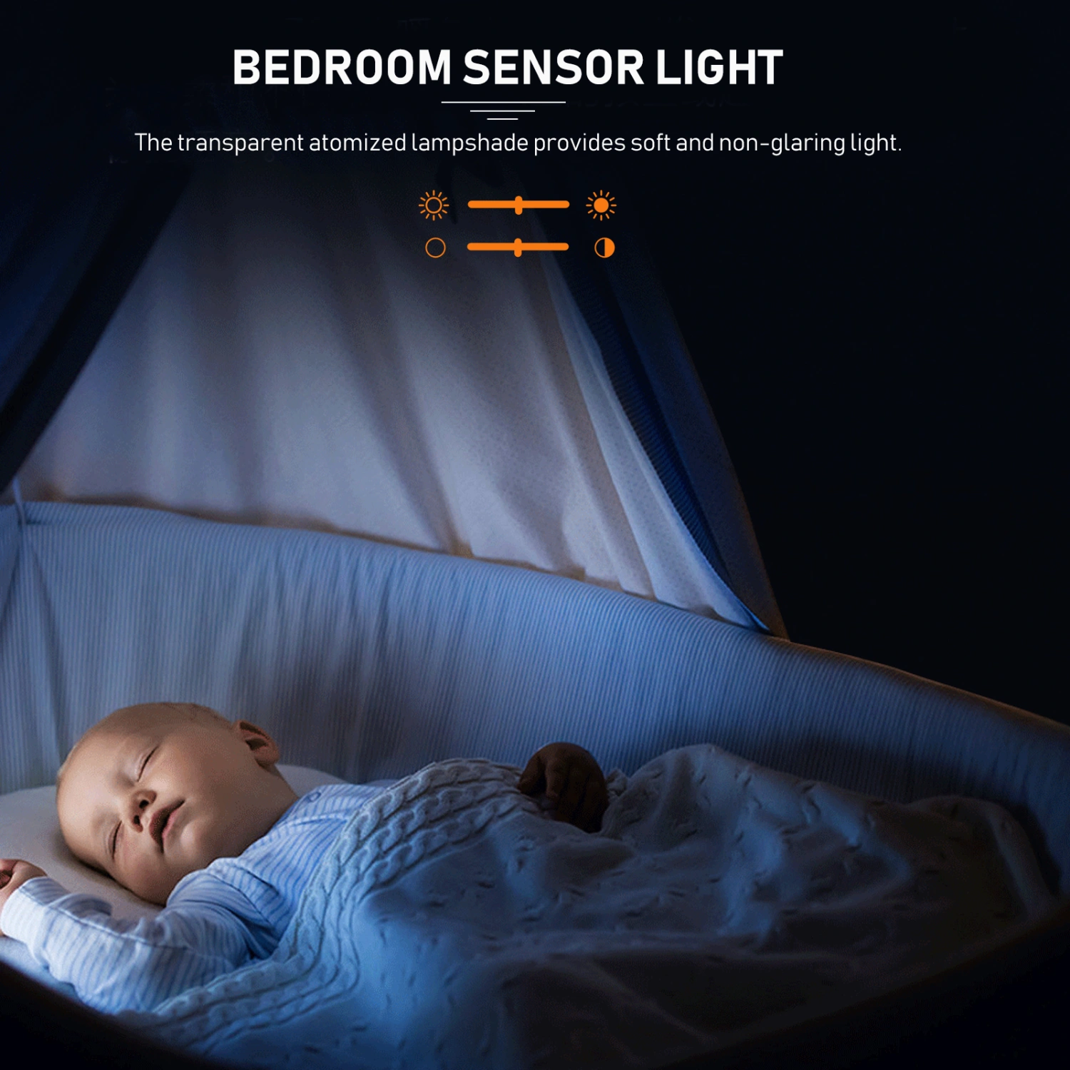 2pcs Light Sensation Night Light USB Plug Charging Night Light(American Plug)