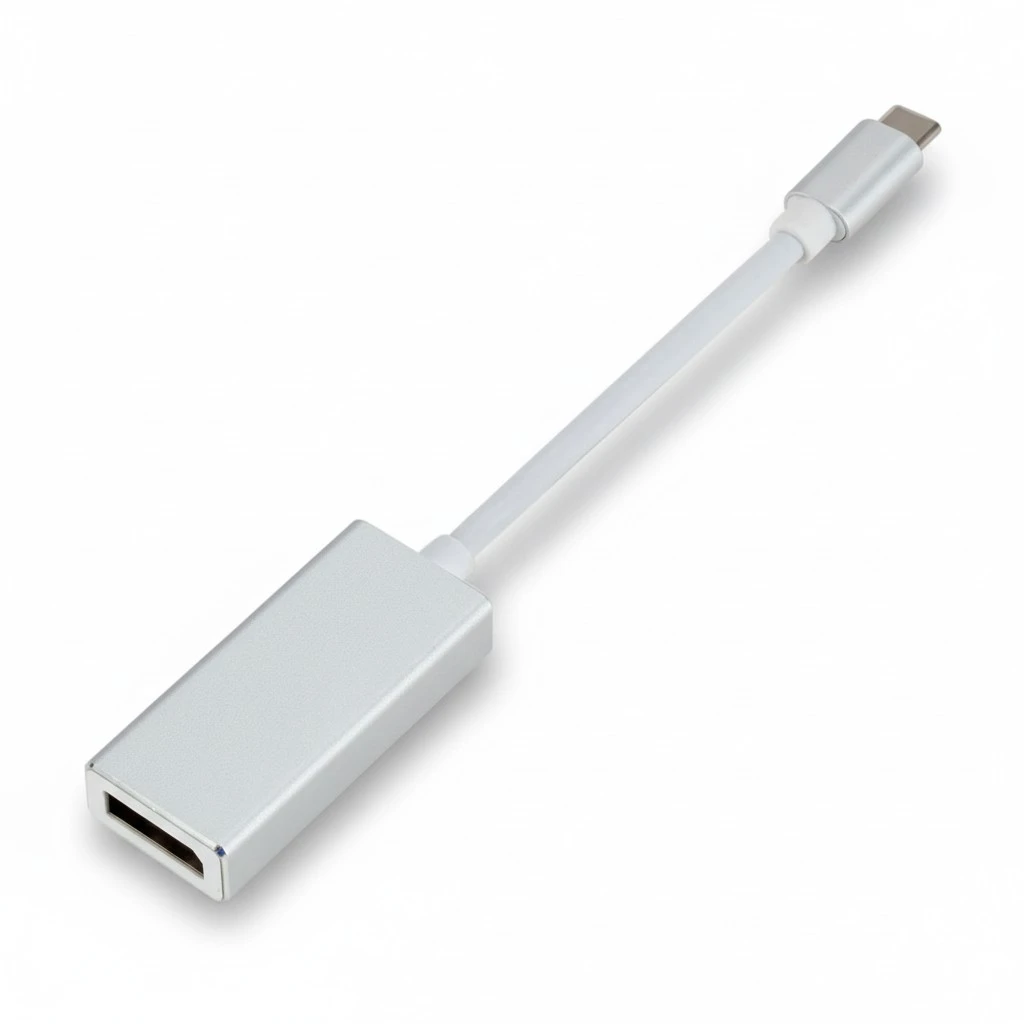 Type-C USB3.1 To DP Connecting Line Converter Adapter(Silver)