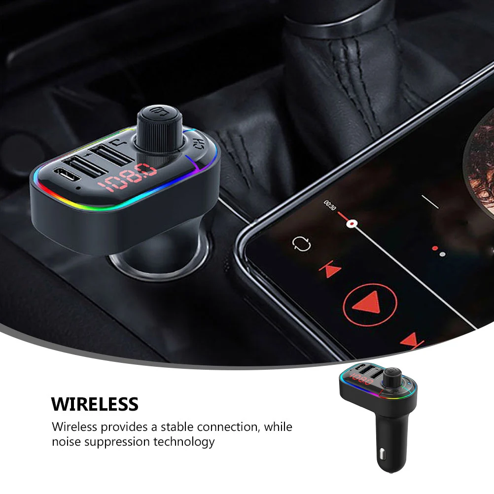 Wireless Car Adapter Car Wireless Radio Transmitter Adapter Music Player Device