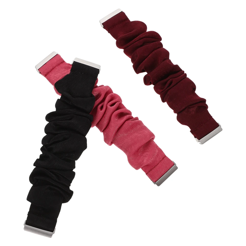 3Pcs Elastic Watch Strap Wrist Watch Band Watch Ornament Compatible for Fitbit Versa 2